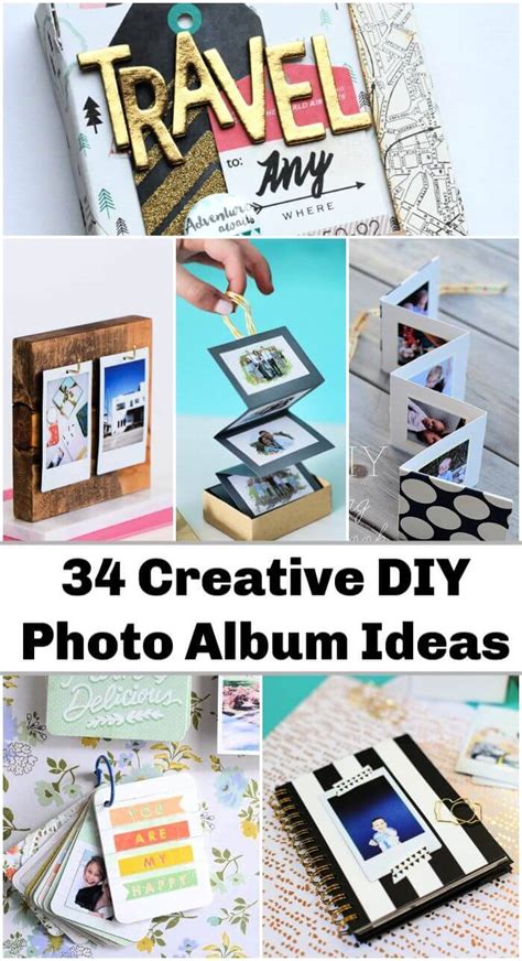 creative diy photo album ideas   big wow diy crafts