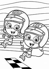 Bubble Guppies Coloring Deema Pages Molly Race Ready sketch template
