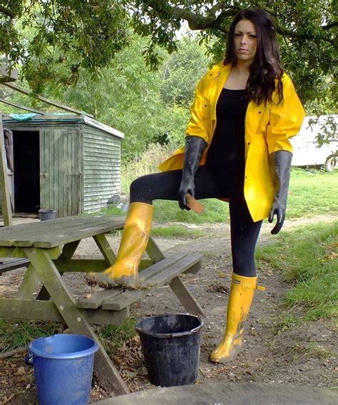 Pin By Fantasy Maker On Rubber Gloves Boots Wellies Rain Boots
