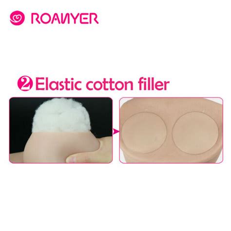 roanyer silicone breast plate fake boobs forms h cup suit for