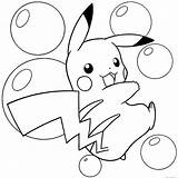 Pikachu Coloring Pages Pichu Getcolorings sketch template