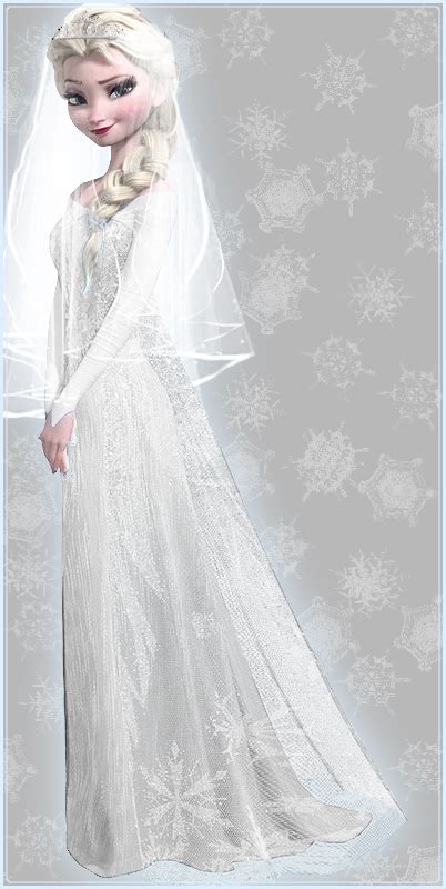 Elsa S Wedding Dress By Farfallargentata On Deviantart