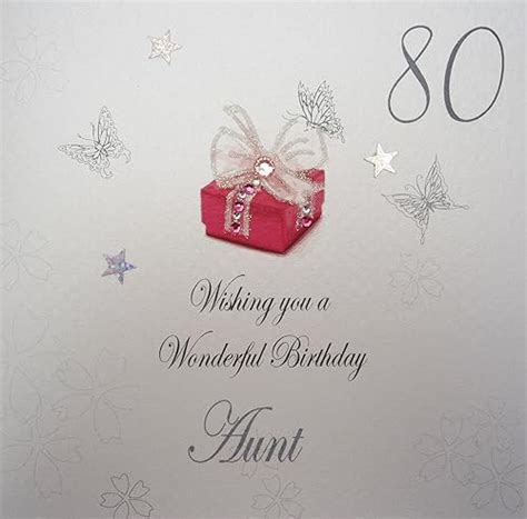 auntie 80th happy birthday card lovely lovely auntie 80 today