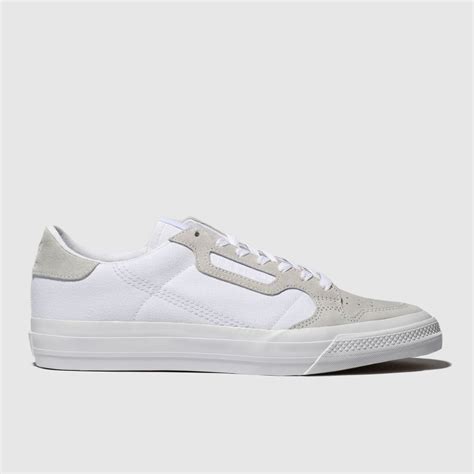 adidas white continental vulc trainers trainerspotter