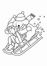 Winter Spot Coloring Pages Kleurplaat Kleurplaten Slee Fun Kids Kleurplaatjes Op sketch template