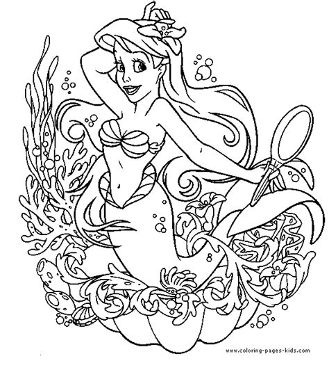 litle mermaid princess coloring pages choosboox