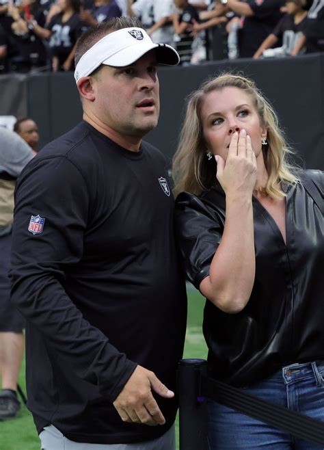 who is josh mcdaniels wife laura raiders coach reportedly turned down