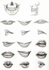 Drawing Lips Mouth Sketch Pencil Draw Drawings Study Choose Board Ears sketch template
