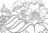 Thumbelina Coloringhome sketch template