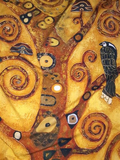Jugendstil Gemälde Motiv Nach Gustav Klimt Werken Florence Naturstoffe