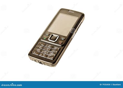 mobile phone isolated  white stock photo image  messaging luxury