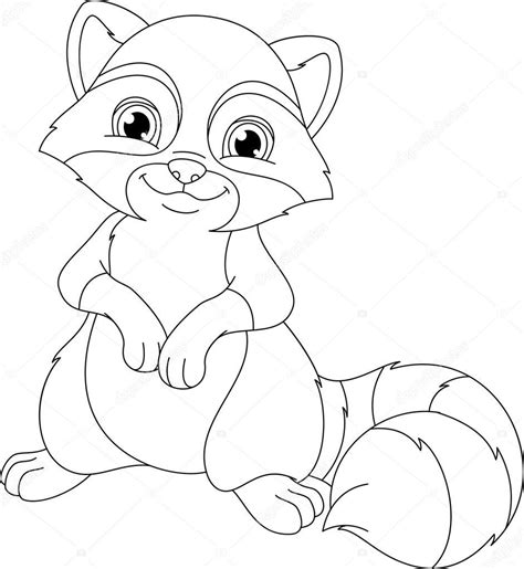 cute raccoon coloring pages  hd  hot coloring pages