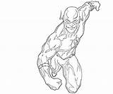 Flash Coloring Superhero Pages Popular sketch template