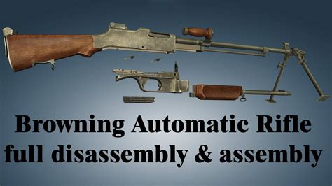 M1918 Browning Automatic Rifle Full Disassembly