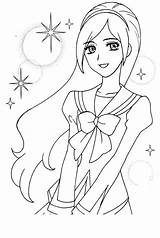 Gacha Life Coloring Pages Lineart sketch template