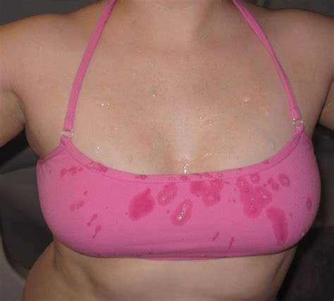 A Big Sticky Load On My Pink Sports Bra Porn Pic Eporner