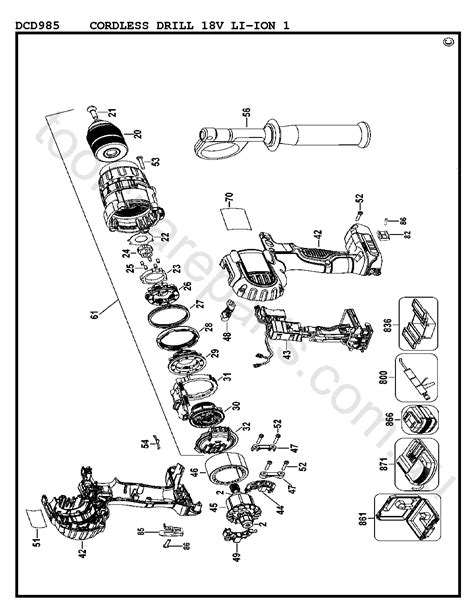 dewalt dcl parts diagram