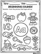 Coloring Sounds Beginning Pages Learning Activities Choose Board Preschool sketch template