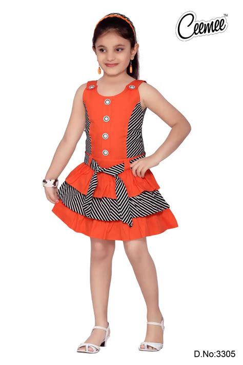 style  quality designer girls frock buy collar frock design  girlssummer special