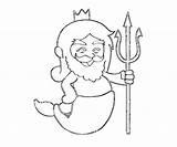 Poseidon Coloring Drawing Pages Clipart Easy Colouring Getcolorings Posiedon Printable Color Getdrawings Library Popular sketch template