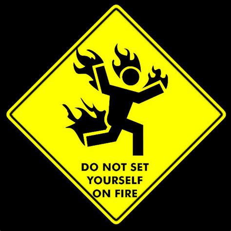 fire warning sign  voodoochild  deviantart
