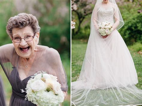 bride s super cool 89 year old grandma joins her bridal party