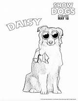 Coloring Pages Show Dog Dogs Movie Kids Read sketch template