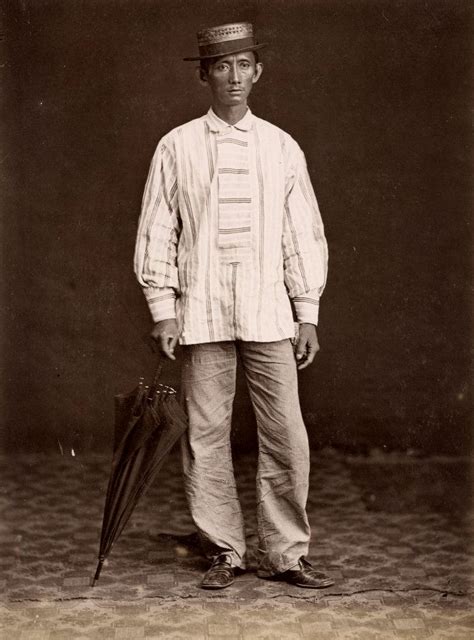 1880s Dandy From Manila Ctto Filipino Fashion Filipino Clothes