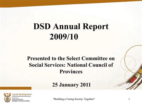 dsd annual report