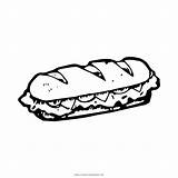 Sandwich Icon Coloring Drawing Food Bread Fast Pages Clipart Breakfast Svg Printable Getcolorings Transparent Color Doodle License Select sketch template