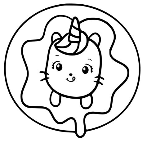 awesome   unicorn cat  coloring pages coloring pages