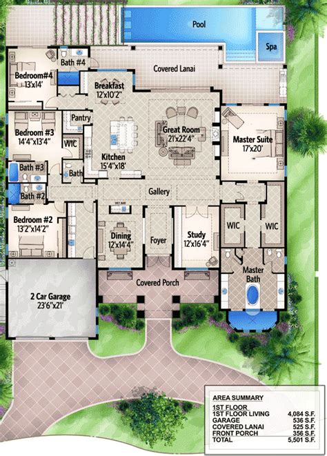 plan bs  story  bed beauty dream house plans house plans  story house floor