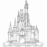 Coloring Kingdom Magic Pages Disney Florida Castle Popular Adults Template Coloringhome sketch template