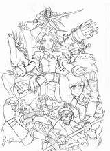 Coloring Fantasy Final Pages Sketch Deviantart Vii Tattoo Adults Drawings Color Drawing Hearts Kingdom Sketches Games Printable Anime Para Fc06 sketch template
