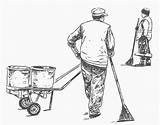 Street Sweeper Coloring Sketch Sweepers Getdrawings sketch template