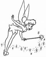Coloring Pages Tink Getcolorings Tinkerbell sketch template