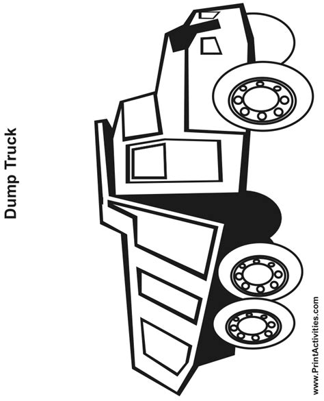 dump trucks coloring pages coloring home
