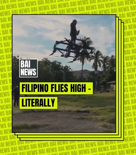 bai news filipino innovator broke  farthest hoverboard flight world record human