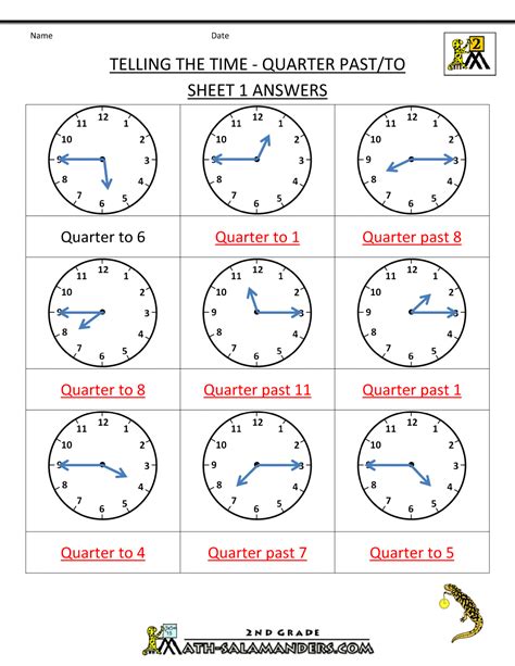 time worksheet new 194 time worksheet quarter half