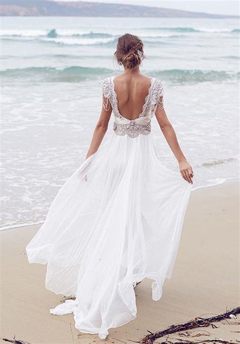casual beach wedding dresses to stay cool modwedding