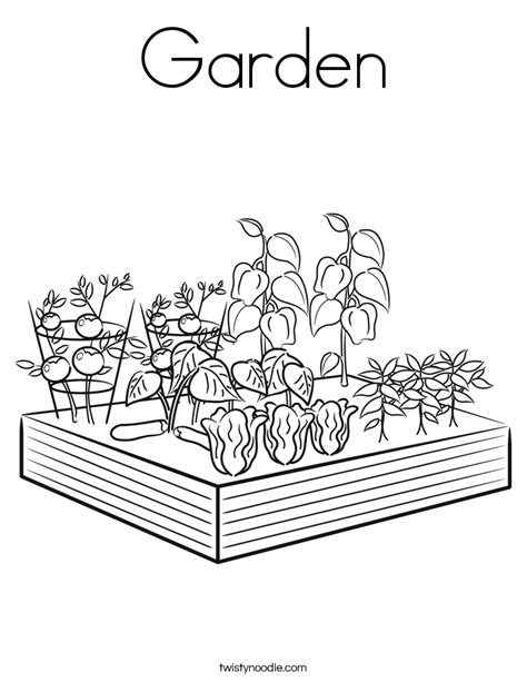 printable coloring pages garden