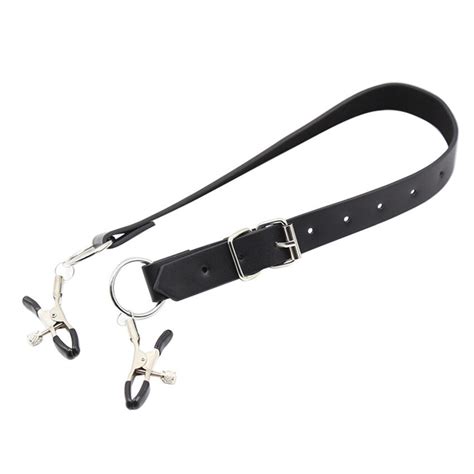 Bdsm Bondage Thigh Spread Labia Spreader Straps With Clit Pussy Clamp