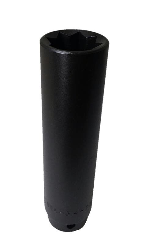 1 2 drive 5 overall length deep lineman socket 3 sizes in one 1 4
