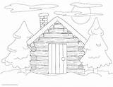 Woods sketch template