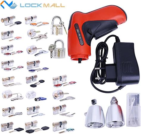 lockmall klom powerful electric lock picking gun   pieces