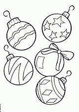 Coloring Christmas Pages Printable Ornaments Tree Ornament Color sketch template