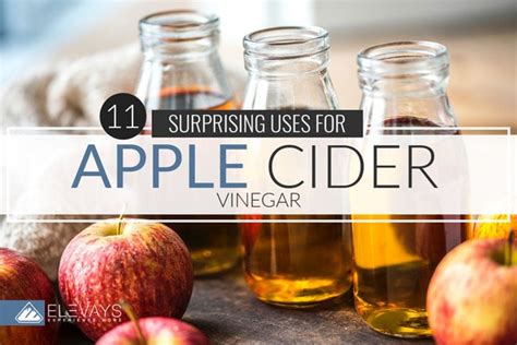 11 surprising uses of apple cider vinegar elevays