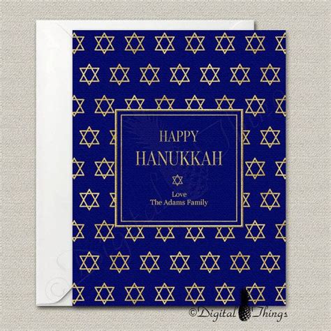 editable printable happy hanukkah holiday  digitalthings  etsy