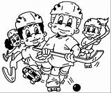 Coloring Pages Stanley Cup Hockey Getcolorings Rink sketch template