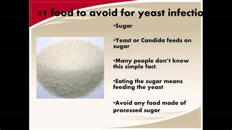 3 foods to avoid for yeast infection cure youtube